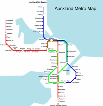 Auckland Metro Map