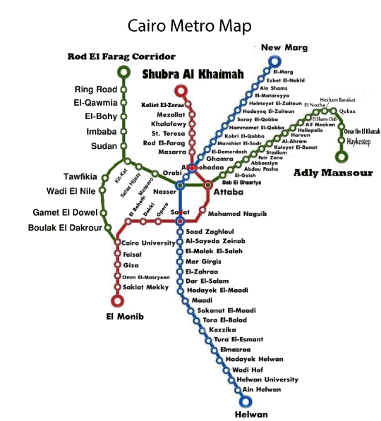 Cairo Metro Map