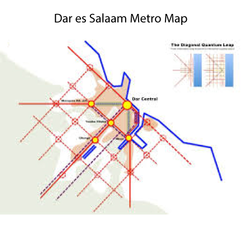 Dar es Salaam Metro Map