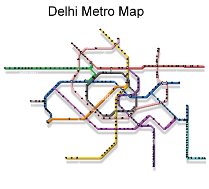 Delhi Metro Map