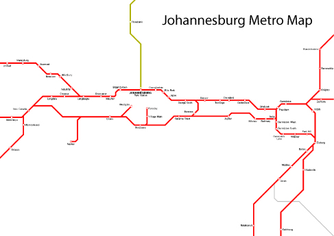 Johannesburg Metro Map