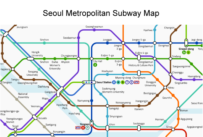 Seoul Metropolitan Subway Map