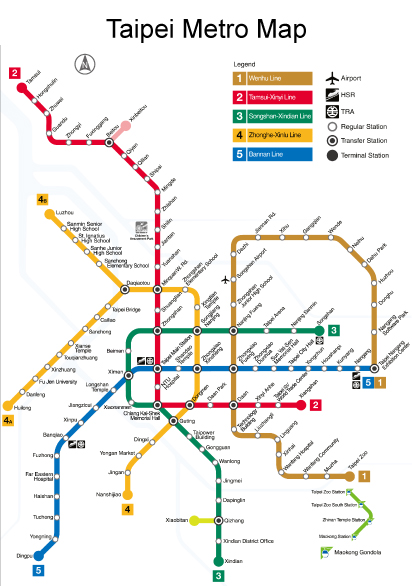 Taipei Metro Map