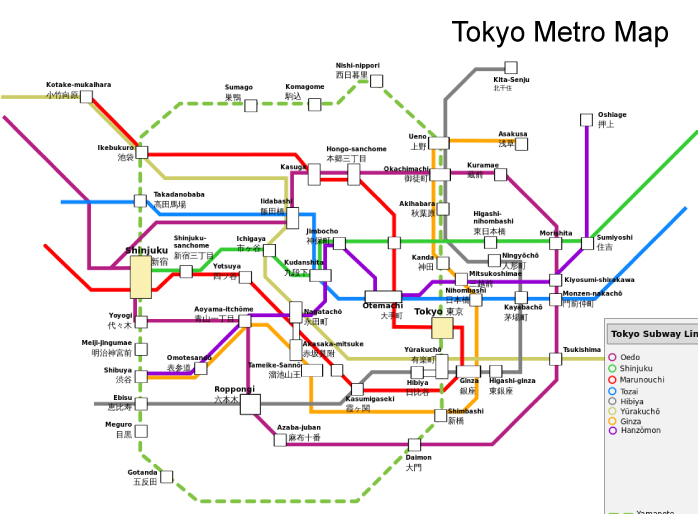 Tokyo Metro Map