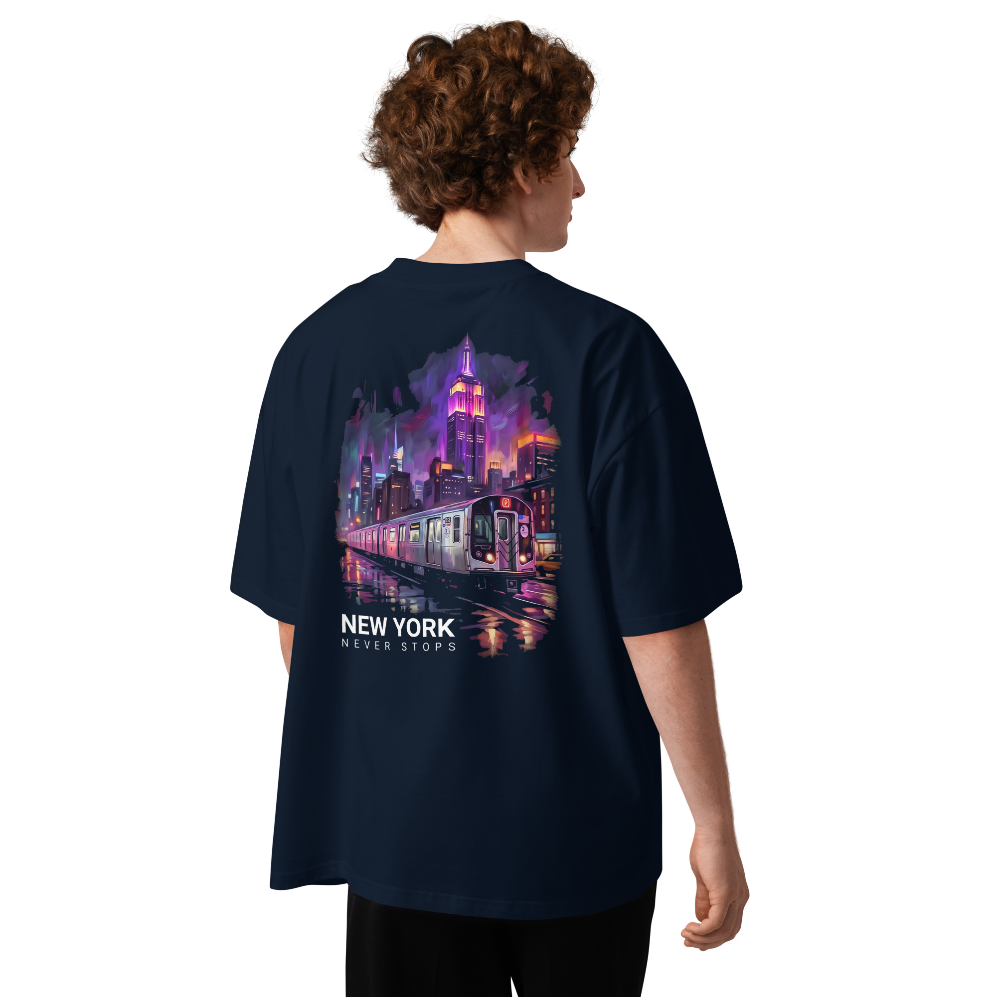 New York Cityscape T-Shirt – Bring NYC Skyline Style to Your Wardrobe - Image 4