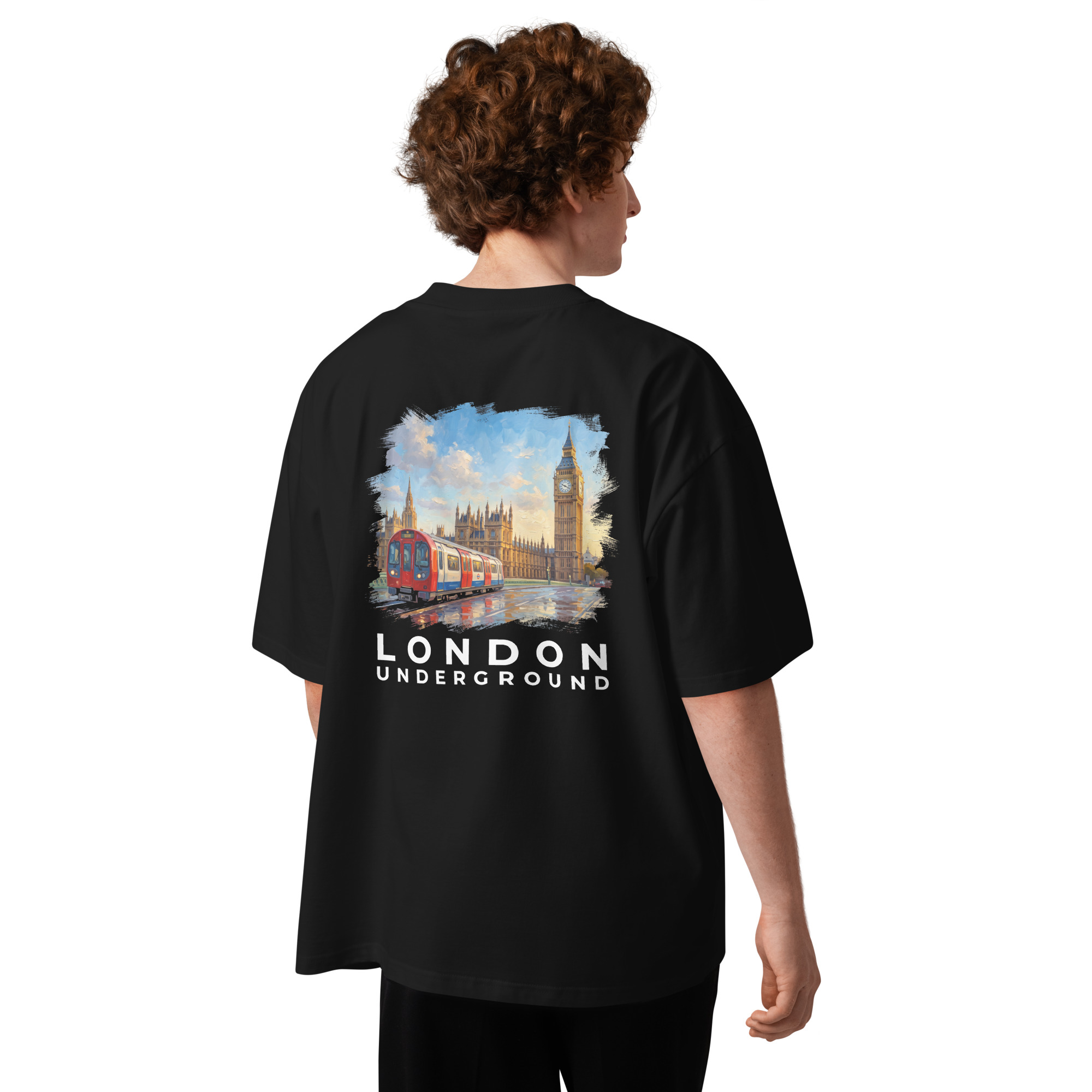 London Big Ben T-Shirt – Iconic Westminster Skyline Meets Underground Style - Image 3