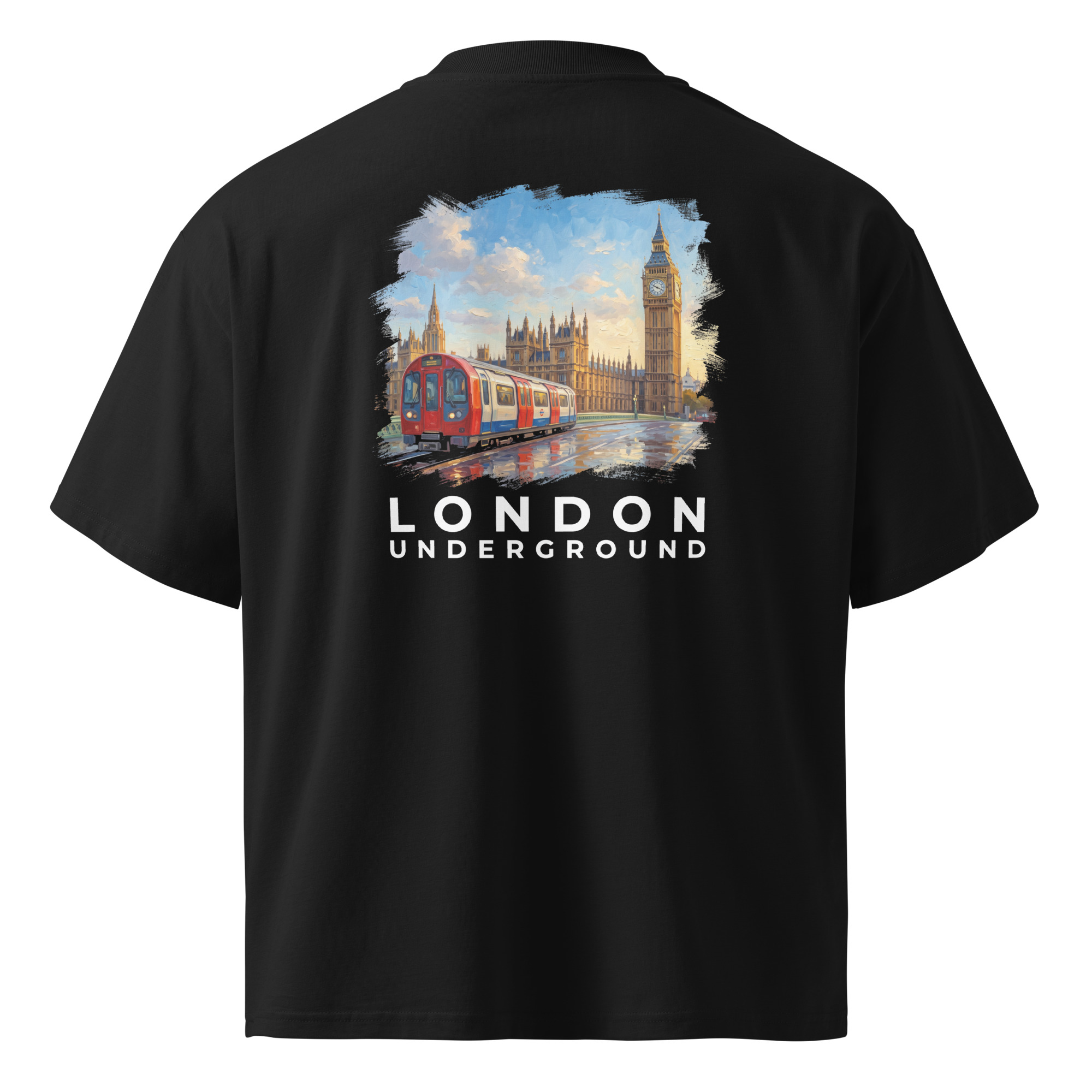 London Big Ben T-Shirt – Iconic Westminster Skyline Meets Underground Style - Image 5