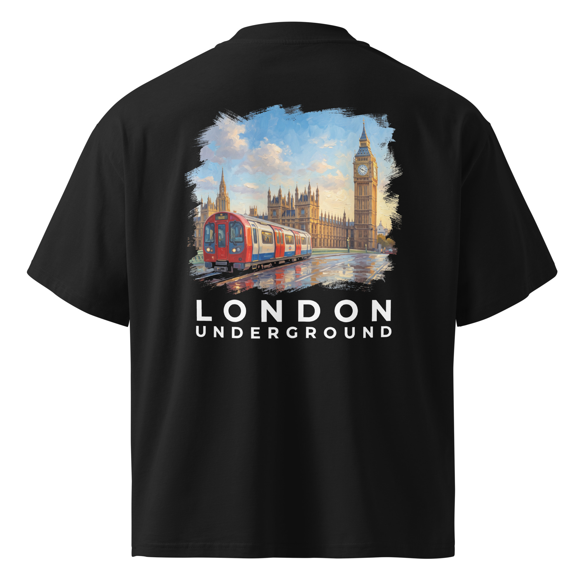 London Big Ben T-Shirt – Iconic Westminster Skyline Meets Underground Style - Image 7