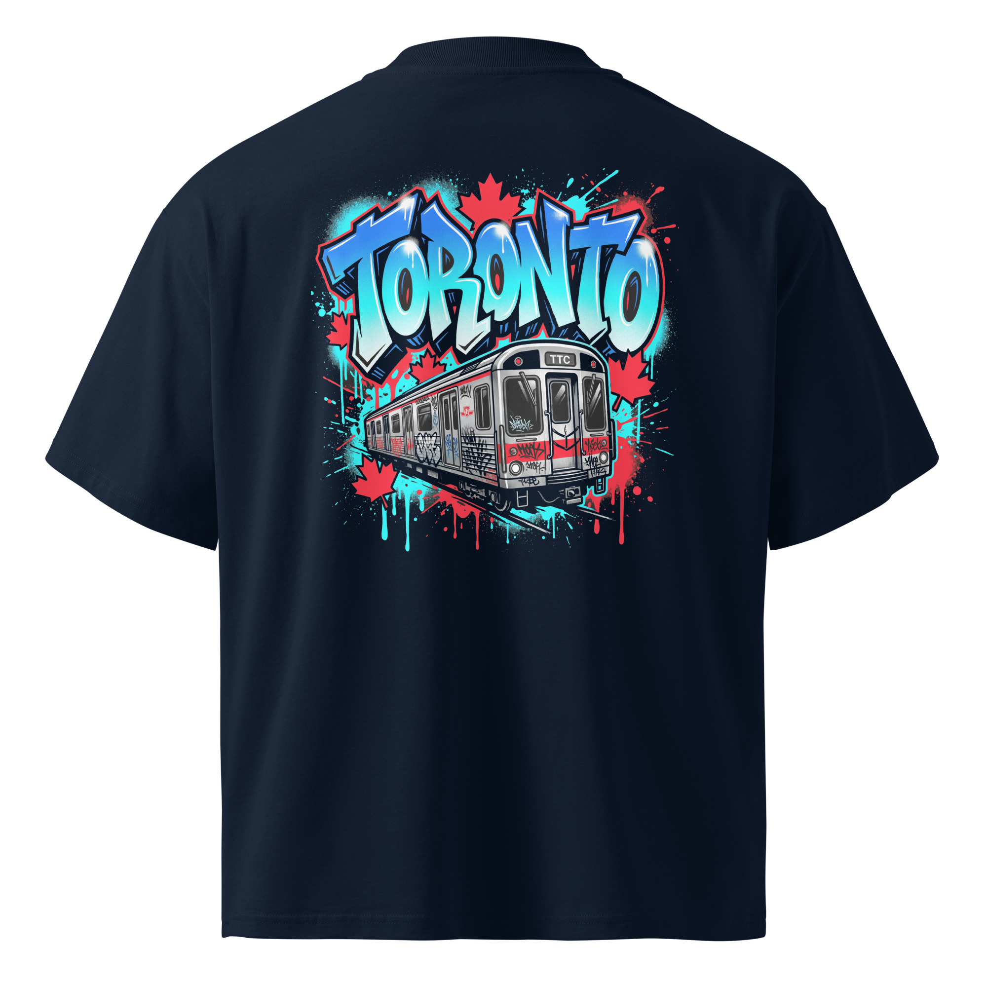 Toronto Graffiti T-Shirt – Bold Subway Streetwear Inspired by the 6ix - Image 7